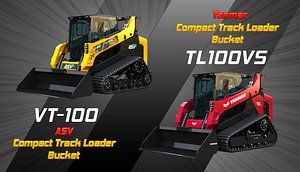 Skid Steers Package B 3D model