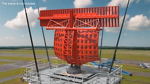 Radar HENSOLDT ASR-NG 3D model