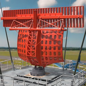 Radar HENSOLDT ASR-NG 3D model