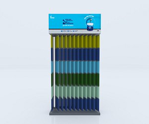 Paint Colour Display Gondola 3D model