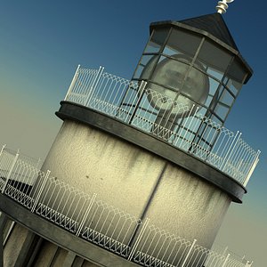 lighthouse light 1 3d c4d