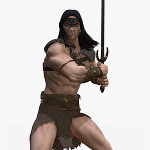 Barbarian Warrior 3D model