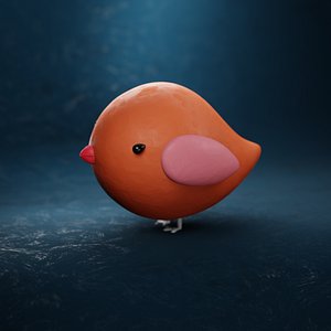 Clay Bird-1 3D model