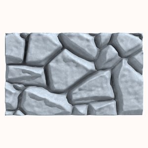 Stone Wall 184 3D model