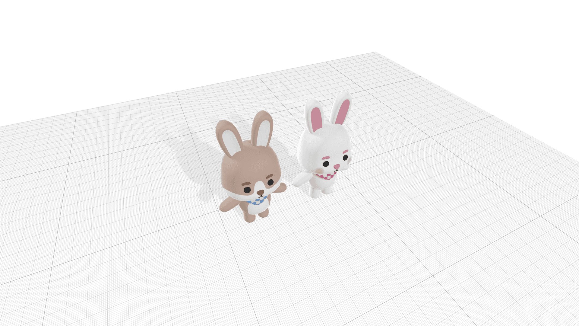 3D Cute Bunny Model - TurboSquid 2293598