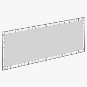 stage banner 03 model