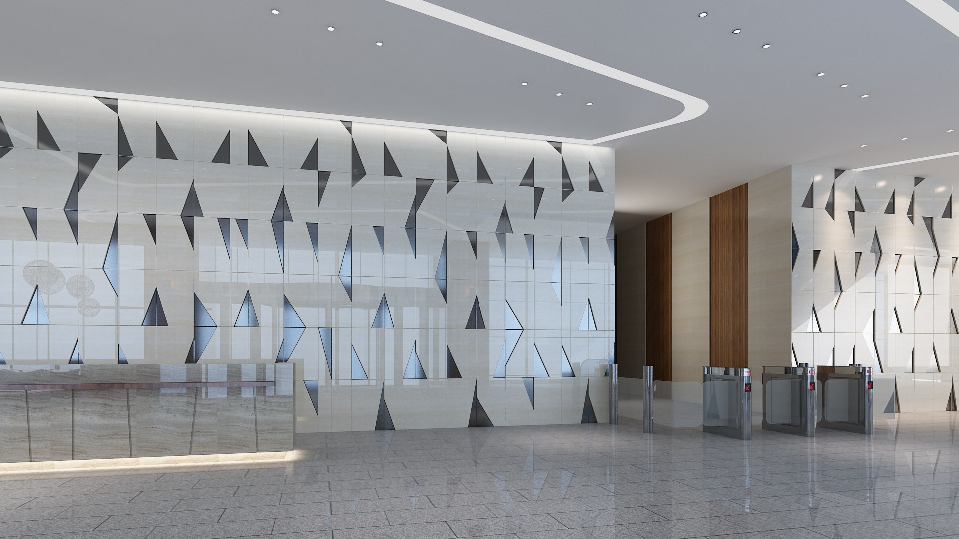 3D Modern Hall 16 - TurboSquid 2084855