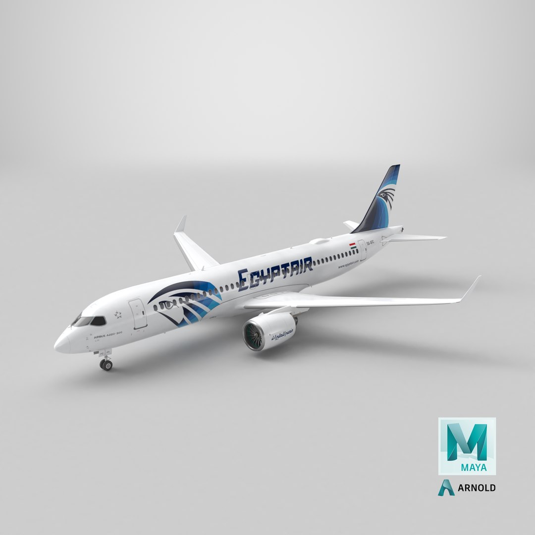 3D EgyptAir Airbus A220 SC model https://p.turbosquid.com/ts-thumb/53/iZD0Ge/R1/stemcell_maya_arnold_render/png/1778075786/1920x1080/fit_q87/028c7318318f1751fd5ffb1aa61880e27a2ce314/stemcell_maya_arnold_render.jpg