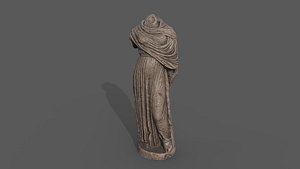 3D Statue of Female 4 model