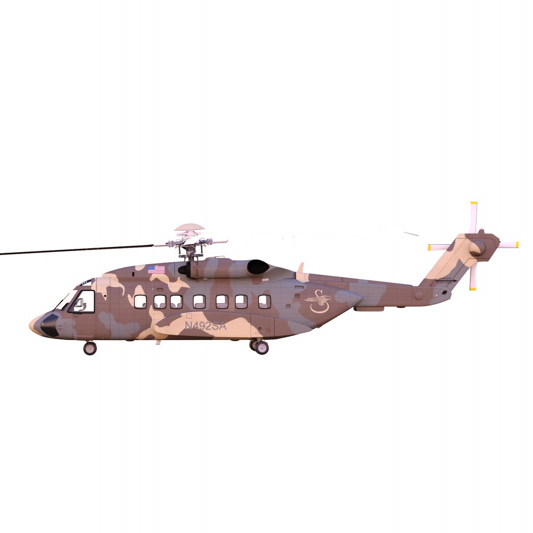 3d Model Sikorsky H-92 Superhawk
