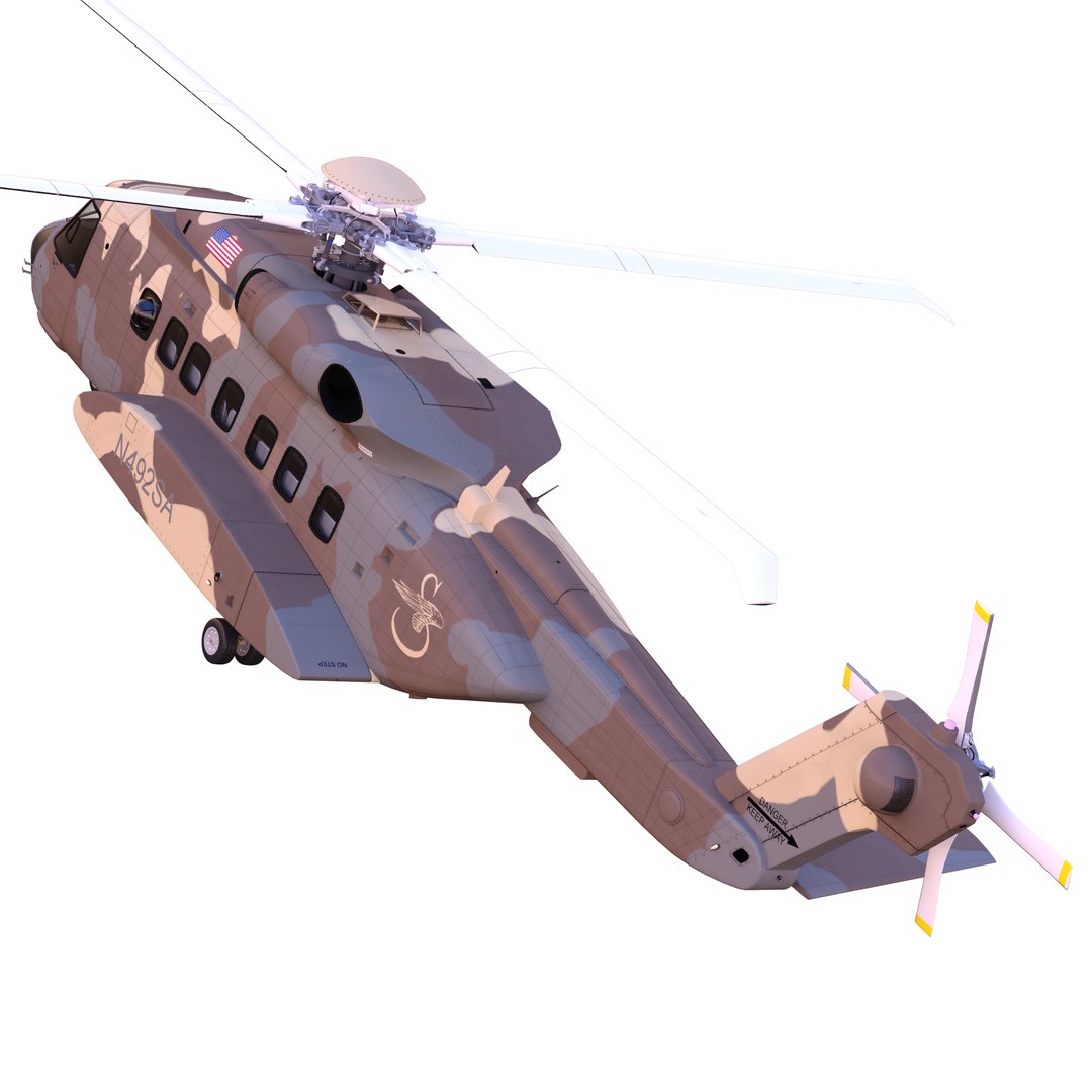 3d Model Sikorsky H-92 Superhawk