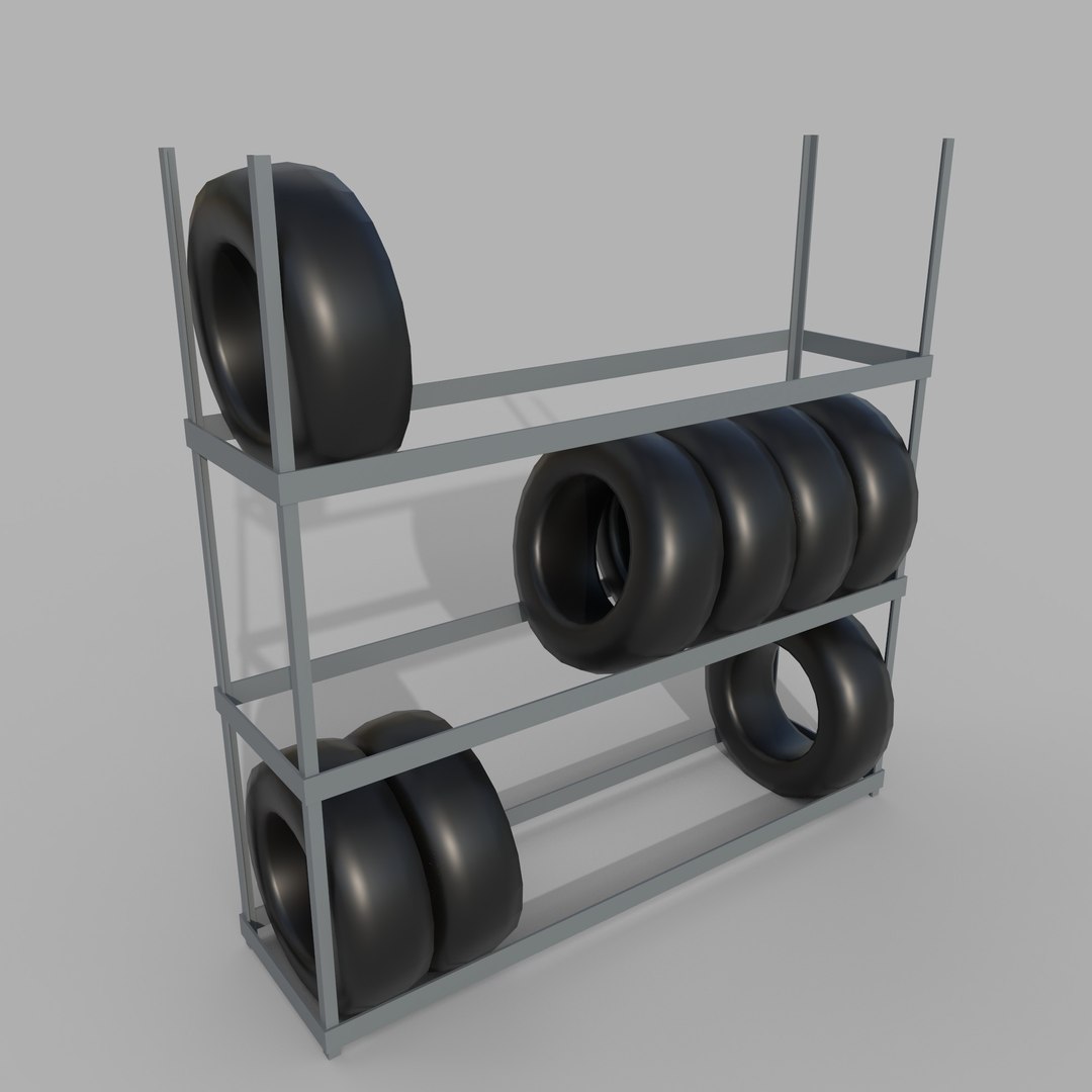 3D Tire Rack - TurboSquid 2397271