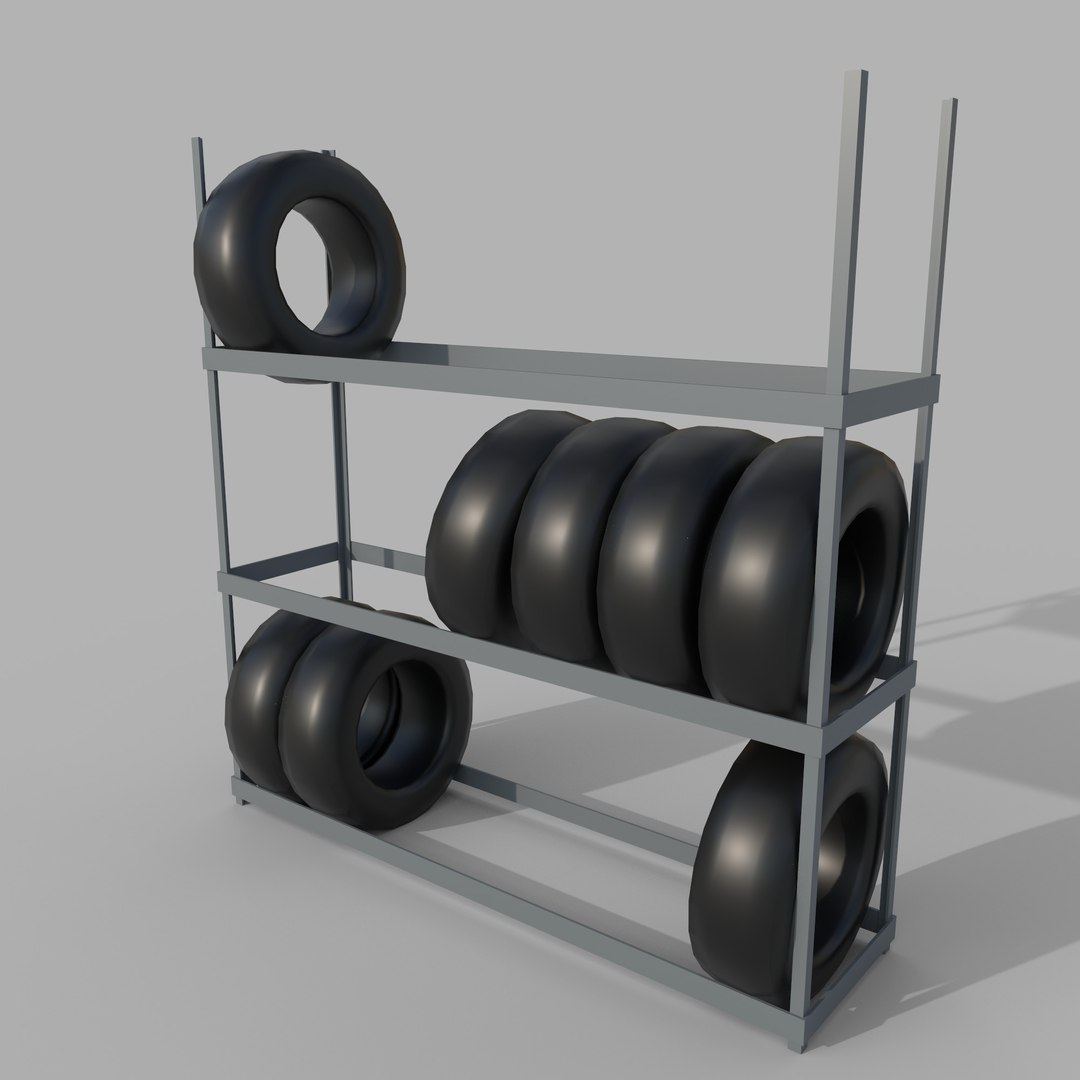 3D Tire Rack - TurboSquid 2397271