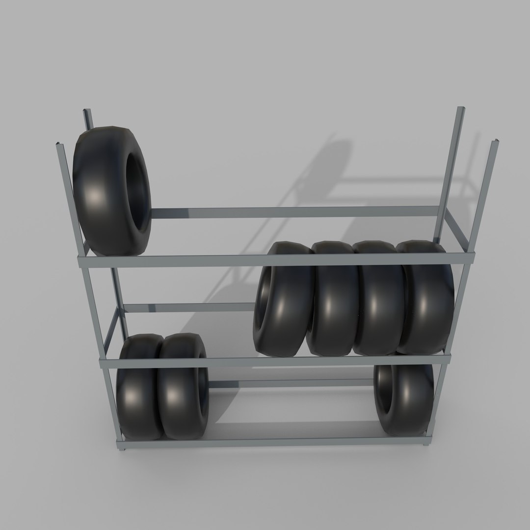 3D Tire Rack - TurboSquid 2397271