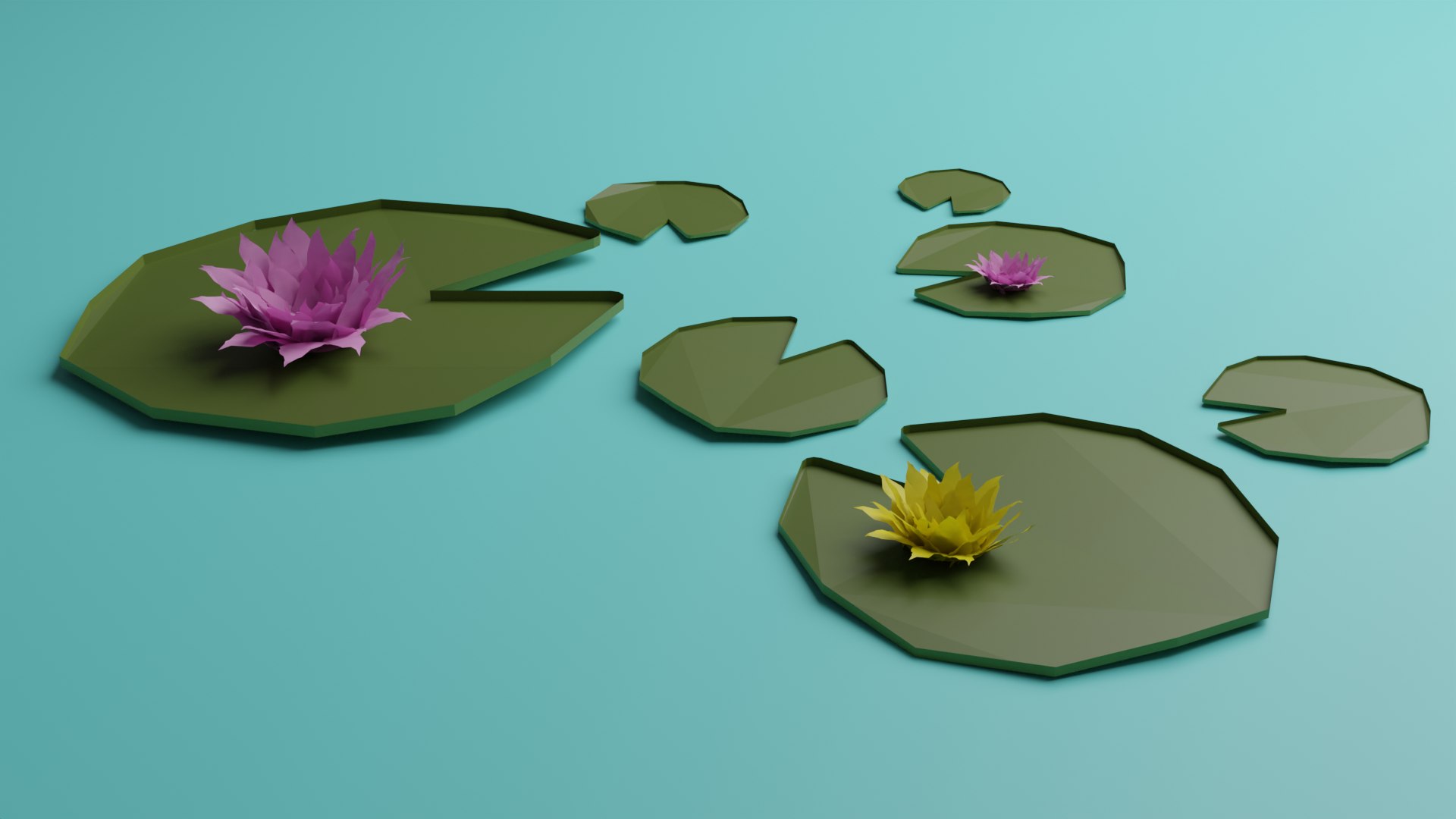 Lotus Flower 3D model - TurboSquid 2182165