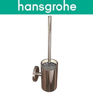 Hansgrohe Logis Toilet Brush with Glass holder