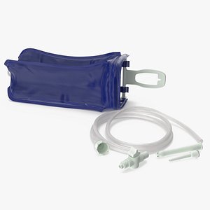 Reusable Enema Bag Colonic Kit 3D model