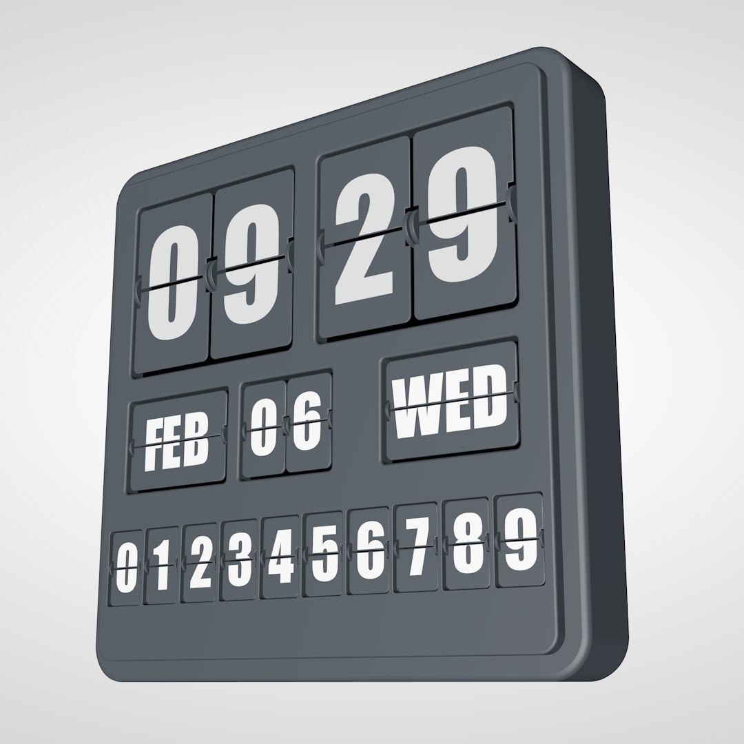 flip clock wall 3d c4d https://p.turbosquid.com/ts-thumb/54/16Zycc/ZkGxeYLB/mass/png/1432220632/1920x1080/fit_q87/387cab484458093a1677e7d11d9dd4c5c0b26046/mass.jpg