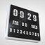 Flip Clock Wall