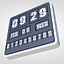 Flip Clock Wall