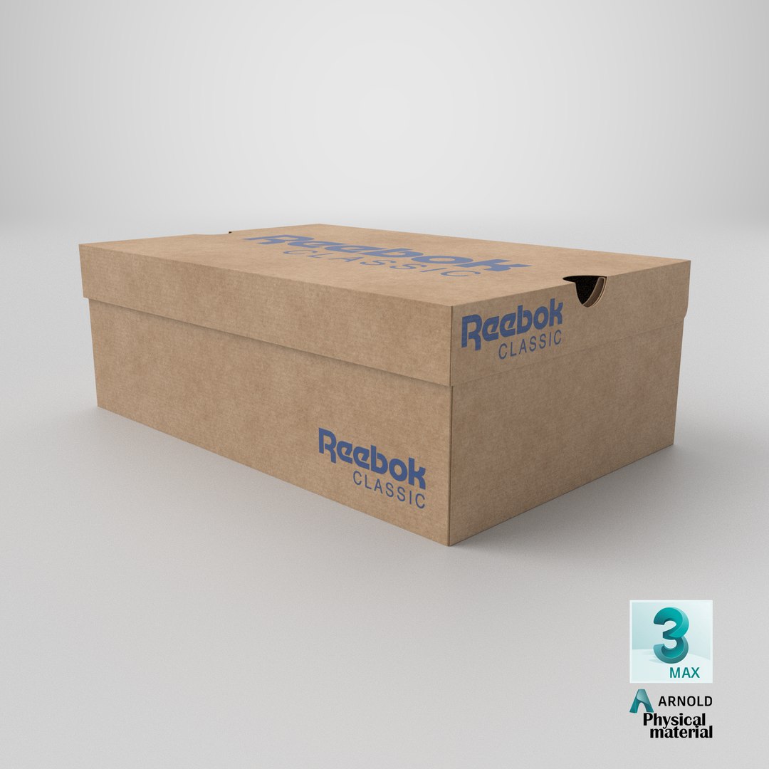 3D Reebok Classic Cardboard Shoe Box Brown https://p.turbosquid.com/ts-thumb/54/2JyRCY/ya/stemcell_max_physical_render/png/1788870186/1920x1080/fit_q87/265881f7051f5e316505ed295adc98405175cc6d/stemcell_max_physical_render.jpg
