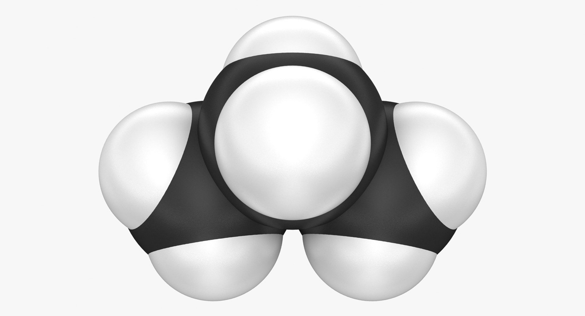 Propane Molecular 3 3d Model