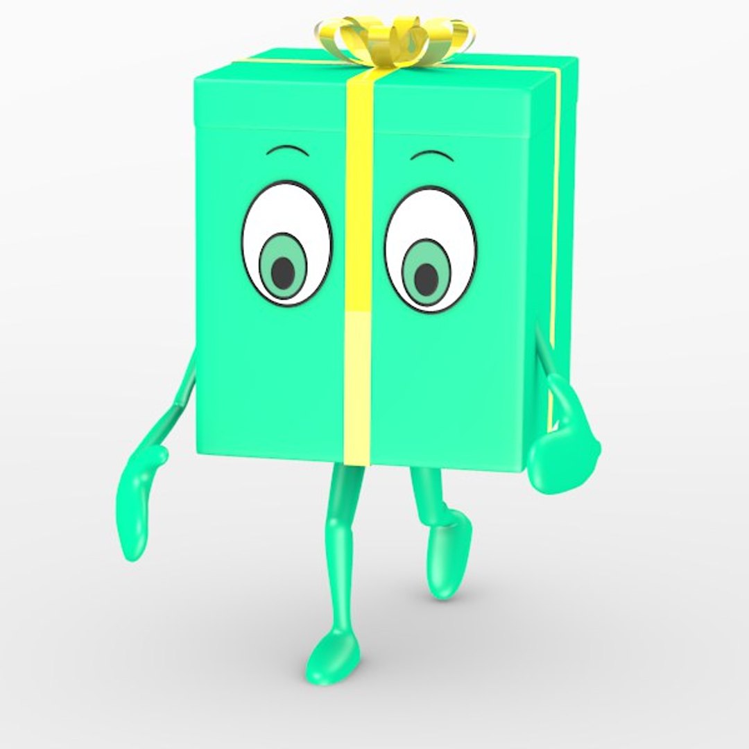 Gift Characters Rigged 3d Model