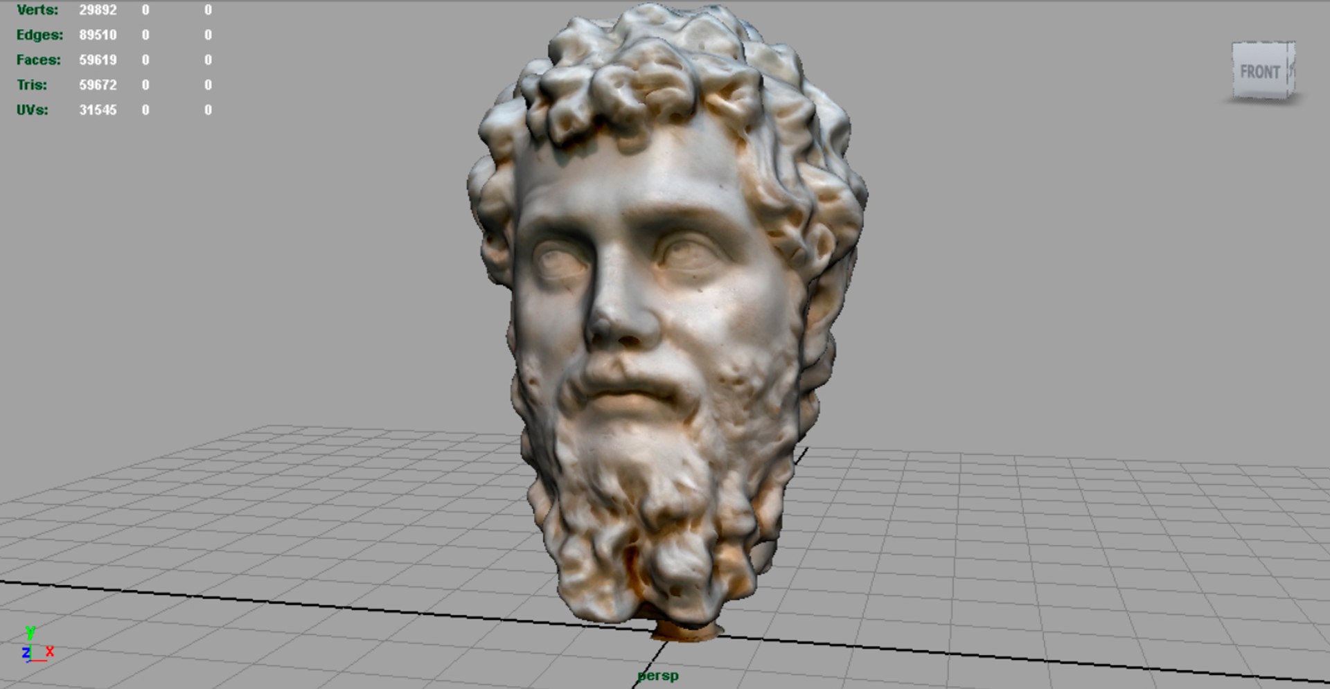 Lucius septimius severus bust 3D model - TurboSquid 1231414