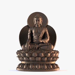 3D Buddhist statues 038 model
