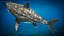 3D Ancient Megashark