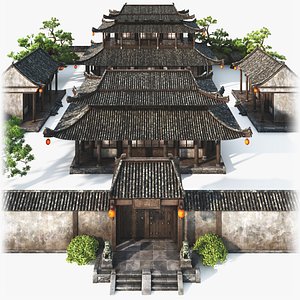 chinese palace 3D model