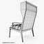 James UK Wingback Chair