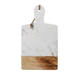 Addy Marble and Wood Cheese Board