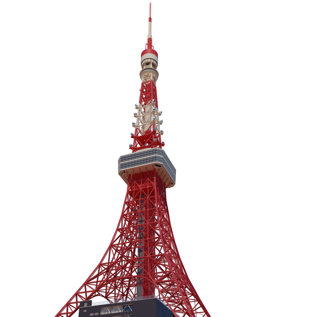 Tokyo Tower 3D Model - TurboSquid 1816316