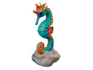 3D Fantasy Seahorse