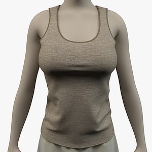 Shirt Sleeveless & Skirt + Lady Mannequin Avatar  001