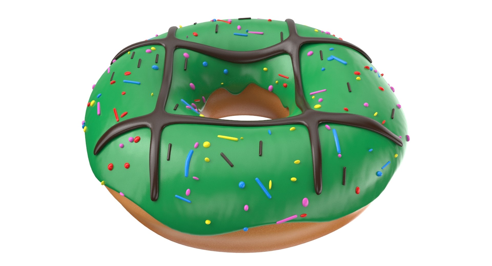 3D Four Donuts model https://p.turbosquid.com/ts-thumb/54/X2Qswl/jy/green1/jpg/1644306999/1920x1080/fit_q87/e0863cdea4a74dcfceba86c9dca751d13699a37a/green1.jpg