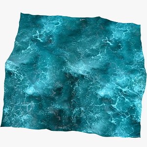 Choppy Sea Surface Plan 3D model