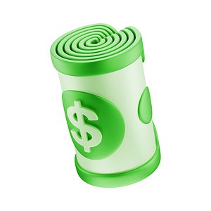 Banknote Dollar Roll Icon