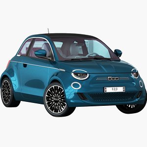 FIAT 500 La Prima 2020 Opening doors and trunk