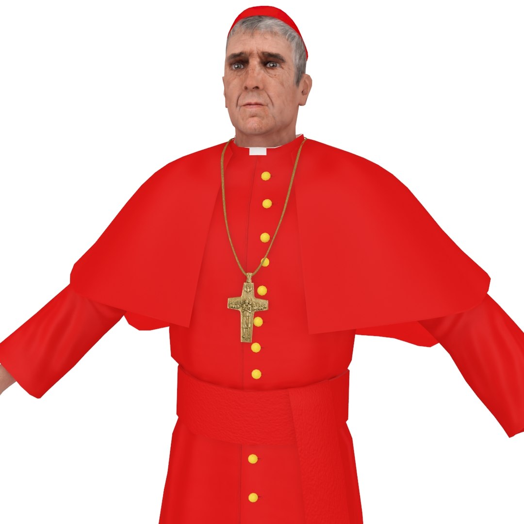 Cardinal Priest 3D - TurboSquid 1282172