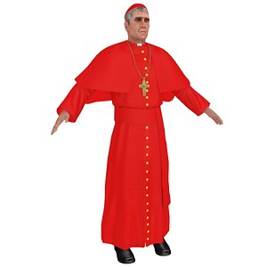cardinal priest 3D