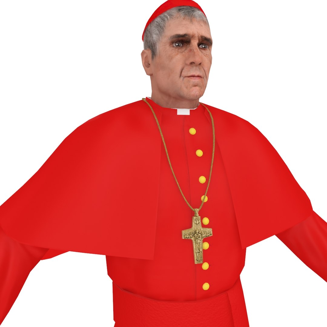 Cardinal Priest 3D - TurboSquid 1282172