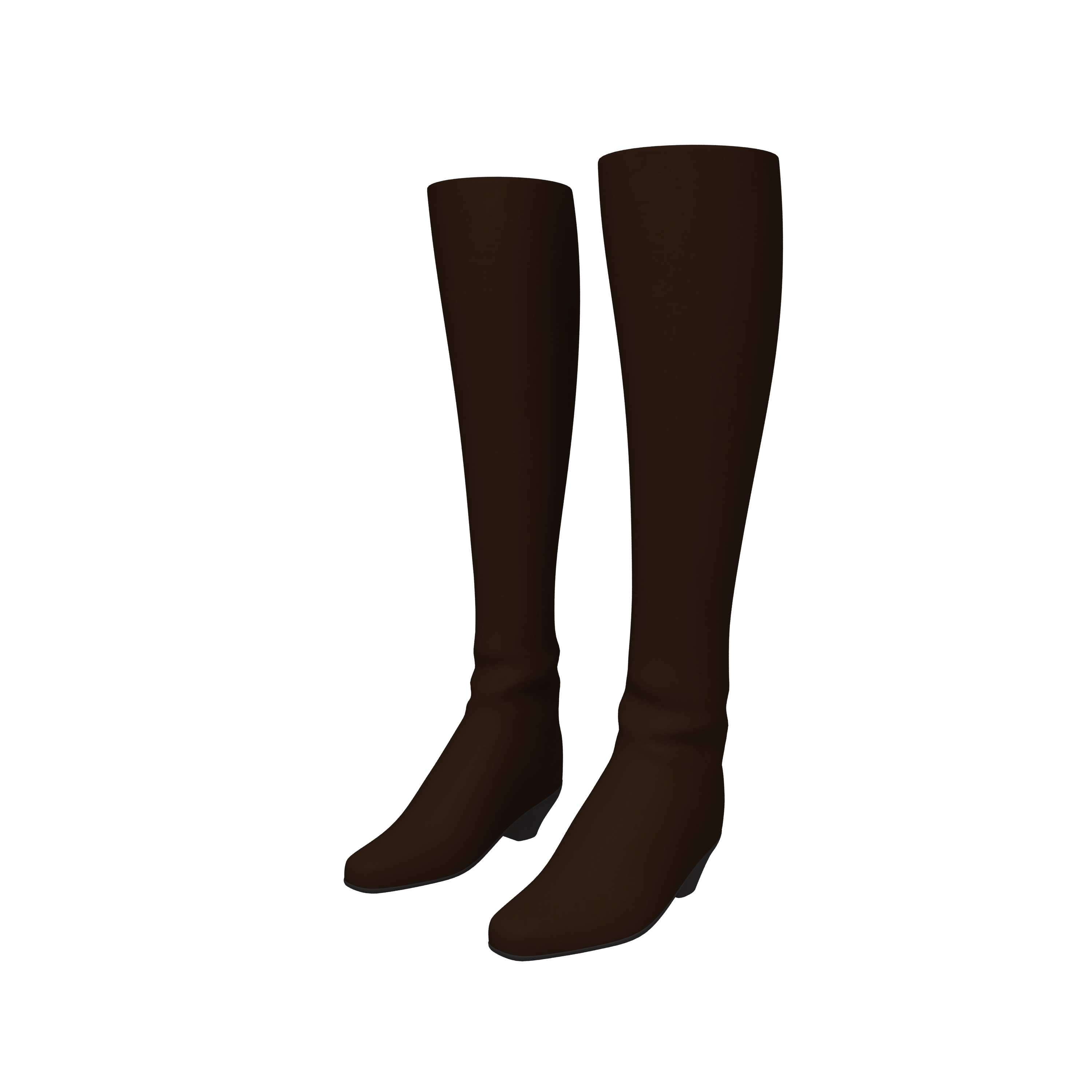3D model boots cartoon woman - TurboSquid 1707285