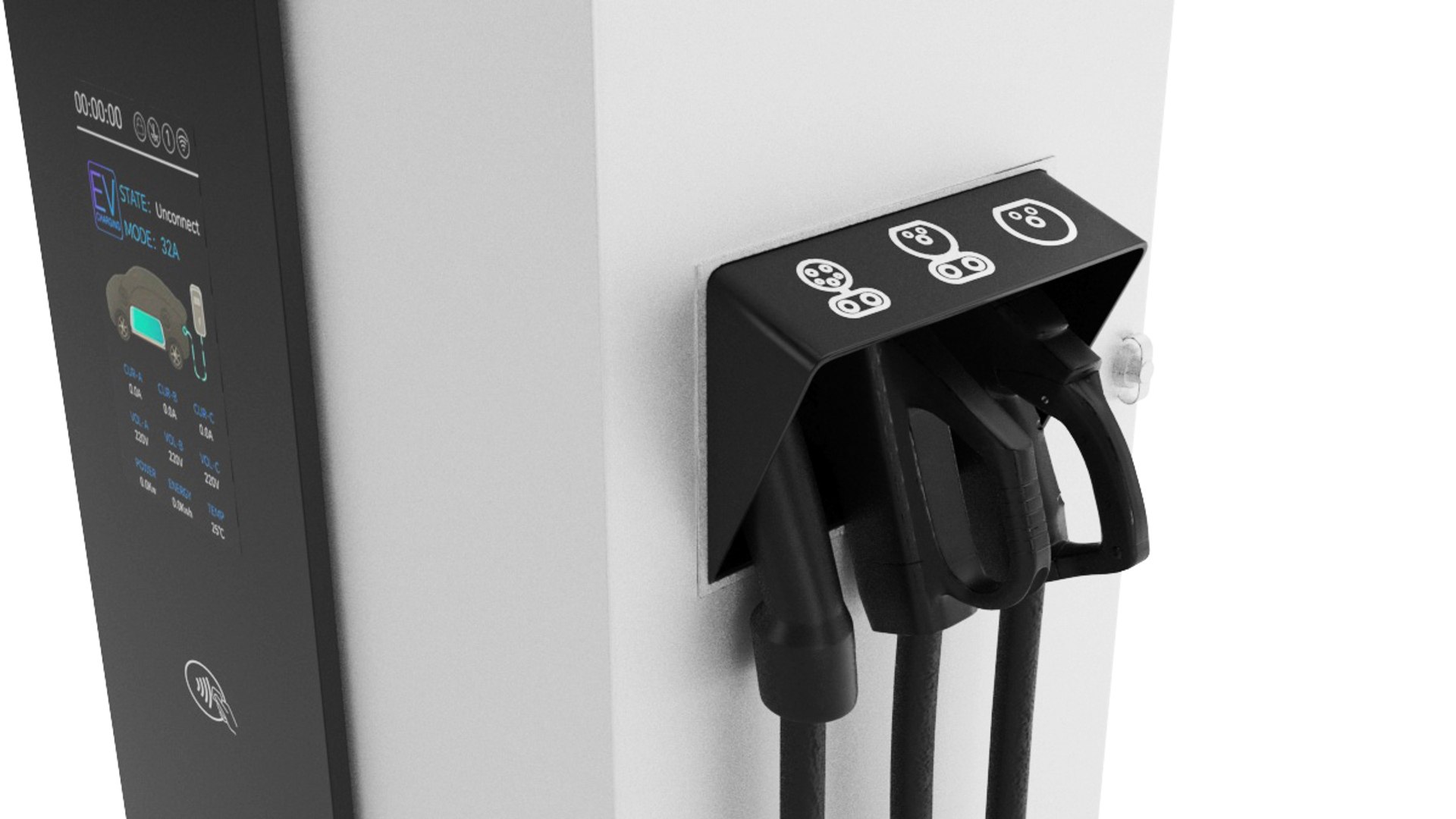Power Electronics NB 60 EV Charging Station 3D model https://p.turbosquid.com/ts-thumb/54/jkDy37/2K/powerelectronicsnb60evchargingstation_13/jpg/1759488945/1920x1080/fit_q87/27c7599a7dca158c6e42994834b6e92ceb89f715/powerelectronicsnb60evchargingstation_13.jpg