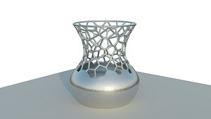 3D Curvy Voronoi Vase