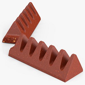 3D model Toblerone Milk Chocolate Split Bar