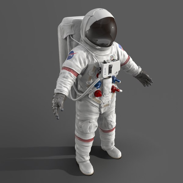 3d astronaut space suit model