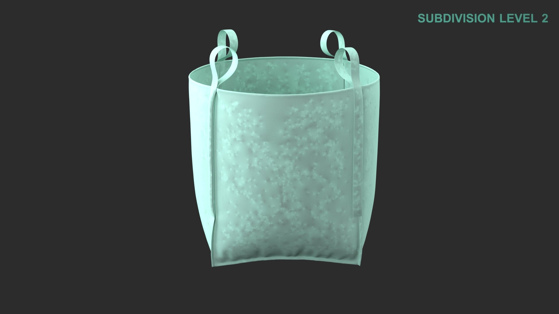 3D Bulk Bag model https://p.turbosquid.com/ts-thumb/54/qEJVwY/2i/wireframe0002/jpg/1680848366/1920x1080/fit_q87/cac3e58413b433c76eb1a03bd61fb614d2cb915e/wireframe0002.jpg