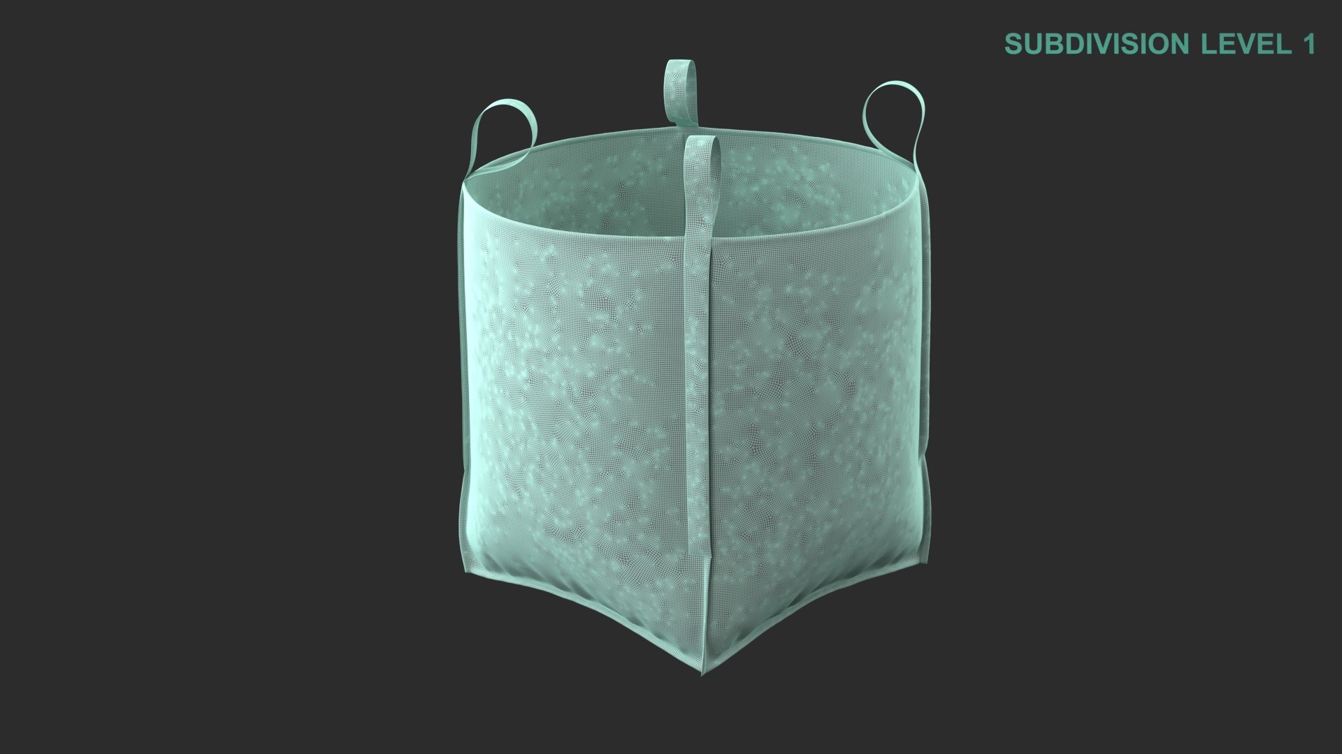 3D Bulk Bag model https://p.turbosquid.com/ts-thumb/54/qEJVwY/l5/wireframe0006/jpg/1680848369/1920x1080/fit_q87/9b4ceb8164d0e65be6192528841b0a160957dbdd/wireframe0006.jpg
